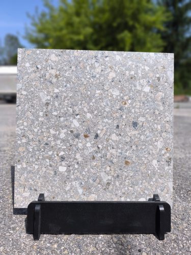 płytka imitująca lastryko ciemnoszara 60x60 gres IC145