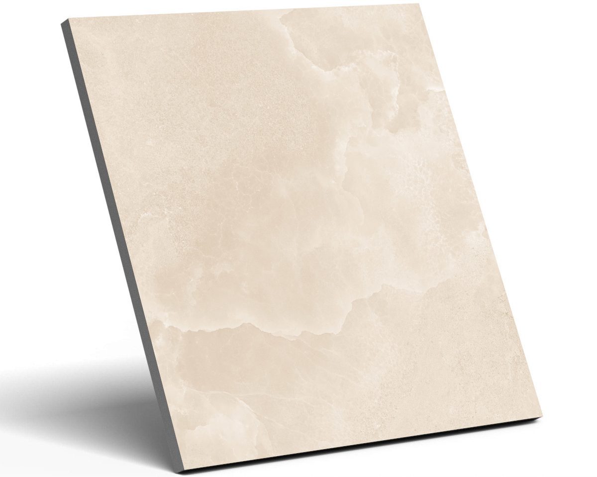 Jasne płytki do ogrodu 60x60x2 cm – Onyx Ivory, gat. I Jasne płytki do ogrodu – płyta gresowa 60x60 cm, grubość 2 cm