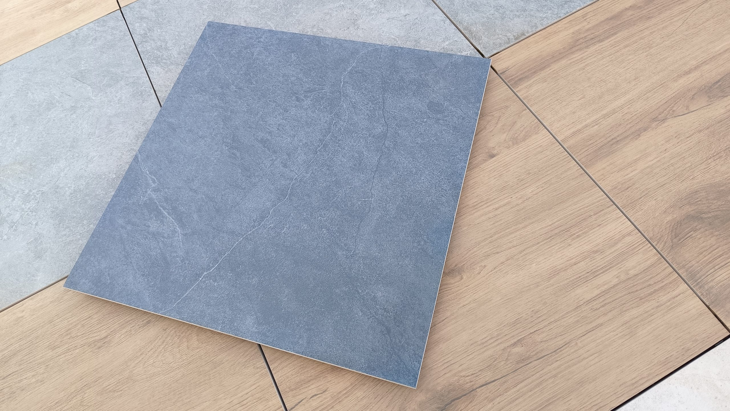Pizarra Antracyt 60x60 G (4) Gres matowy beton podobny